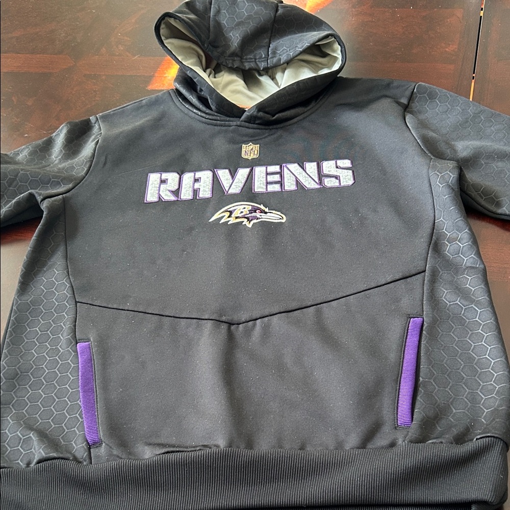 Baltimore Ravens Kids Hoodie - Black and Purple